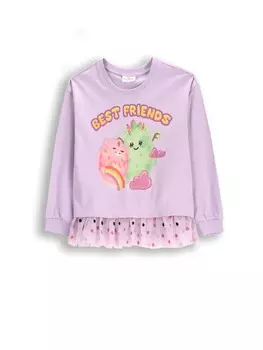 Лонгслив Coccodrillo, фиолетовый