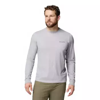Лонгслив Columbia CSC Seasonal Logo, серый