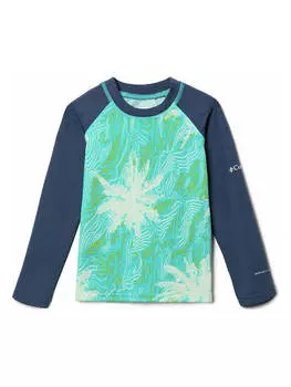 Лонгслив Columbia, цвет dunkelblau/grn