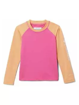 Лонгслив Columbia, цвет pink/beige