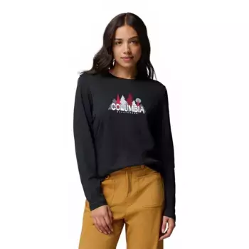 Лонгслив Columbia Ruby Springs Graphic, черный