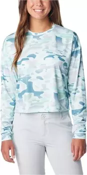 Лонгслив Columbia Super Tidal Light Long Sleeve, цвет Icy Morn Watershed