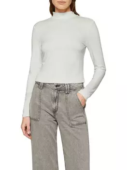 Лонгслив comma, белый