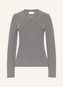 Лонгслив comma casual identity, черный/белый