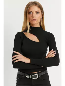 Лонгслив Cool and sexy, черный