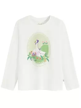 Лонгслив COOL CLUB, белый