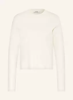 Лонгслив COS, белый/кремовый