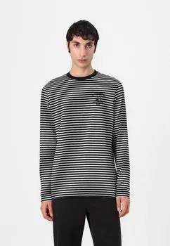 Лонгслив CREWNECK KARL LAGERFELD, черный