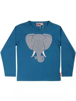 Лонгслив Danefae Langarmshirt Elefant, синий