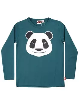 Лонгслив Danefae Langarmshirt Panda, синий