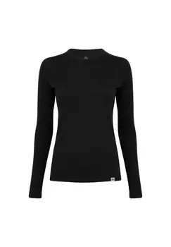 Лонгслив DANISH ENDURANCE Damen Merino, черный