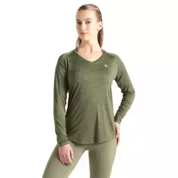 Лонгслив Dare2B Discern, зеленый