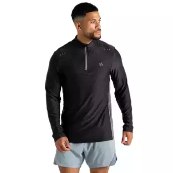 Лонгслив Dare2B Power Up III half zip, черный