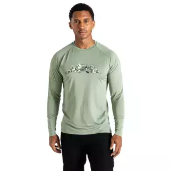 Лонгслив Dare2B Tech II, зеленый
