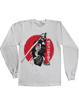 Лонгслив DC Suicide Squad, белый