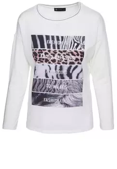 Лонгслив Decay, белый