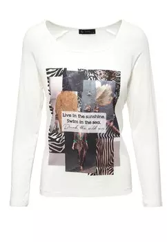 Лонгслив Decay, белый