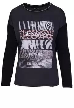 Лонгслив Decay, черный