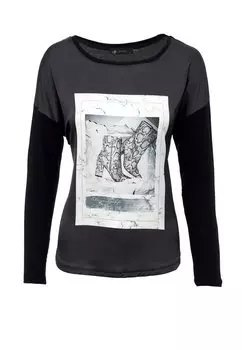 Лонгслив Decay, черный