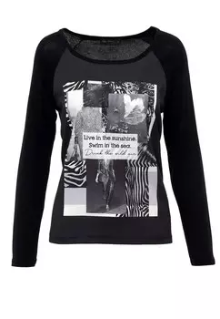 Лонгслив Decay, черный