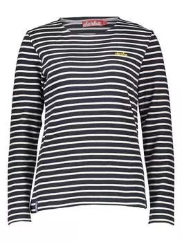 Лонгслив Derbe, черный/белый