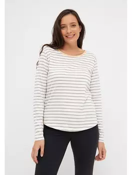 Лонгслив Derbe, цвет beige/wei