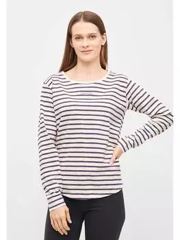 Лонгслив Derbe, цвет creme/lila