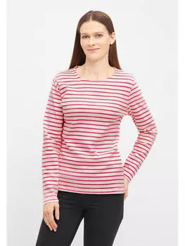 Лонгслив Derbe, цвет creme/pink