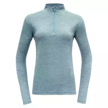 Лонгслив DEVOLD OF NORWAY Breeze Merino 150 half zip, синий