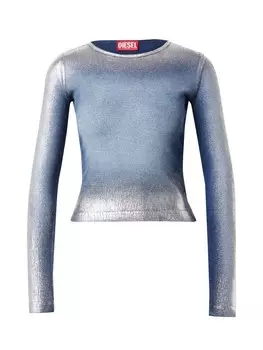 Лонгслив DIESEL Shirt T-BANES-NC-Q1, синий деним