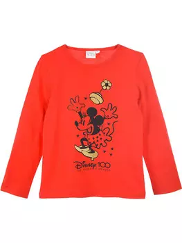 Лонгслив Disney 100, красный