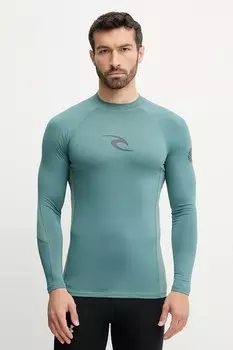 Лонгслив для купания WAVES UPF Rip Curl, бирюзовый