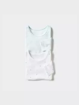Лонгслив для малышей набор из 2 шт. Uniqlo, зеленый