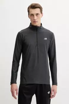 Лонгслив для тренировок New Balance, серый