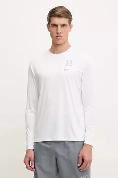 Лонгслив для тренировок Nike, белый