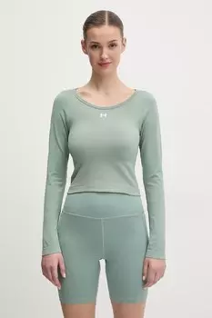 Лонгслив для тренировок Train Seamless Under Armour, зеленый