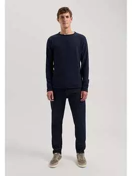 Лонгслив DSTREZZED, темно-синий