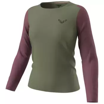 Лонгслив Dynafit Transalper, зеленый