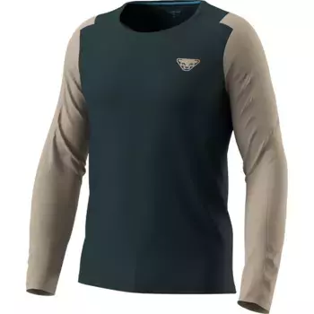 Лонгслив Dynafit Transalper, зеленый