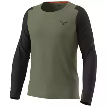 Лонгслив Dynafit Transalper, зеленый