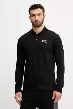 Лонгслив Ea7 Emporio Armani, черный