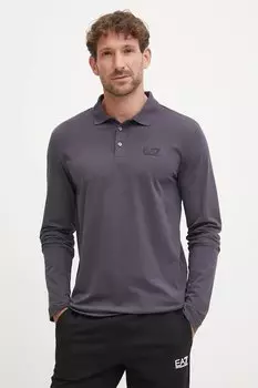 Лонгслив Ea7 Emporio Armani, серый