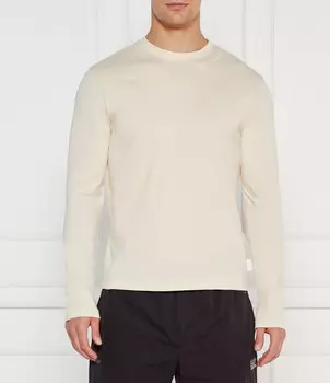 Лонгслив EA7 Regular Fit, экрю