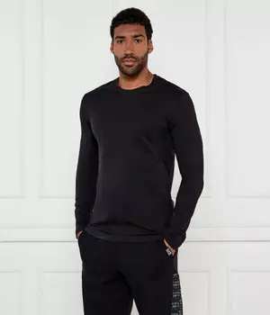 Лонгслив Ea7 Regular Fit, черный