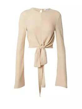 Лонгслив EDITED Shirt Imke, бежевый