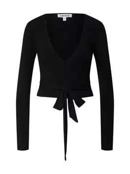 Лонгслив EDITED Shirt Sabrina, черный