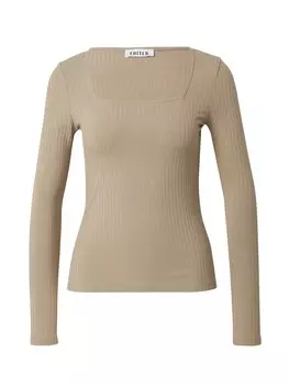 Лонгслив Edited VALERIA, темно-бежевый