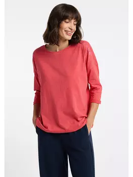 Лонгслив ELBSAND Veera, розовый