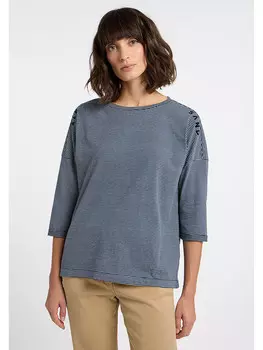 Лонгслив ELBSAND Veera, темно-синий