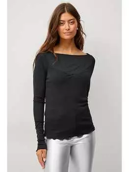 Лонгслив ellos, черный